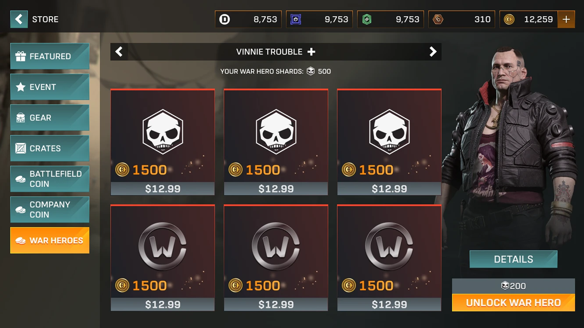 HERO-SPECIFIC CURRENCY